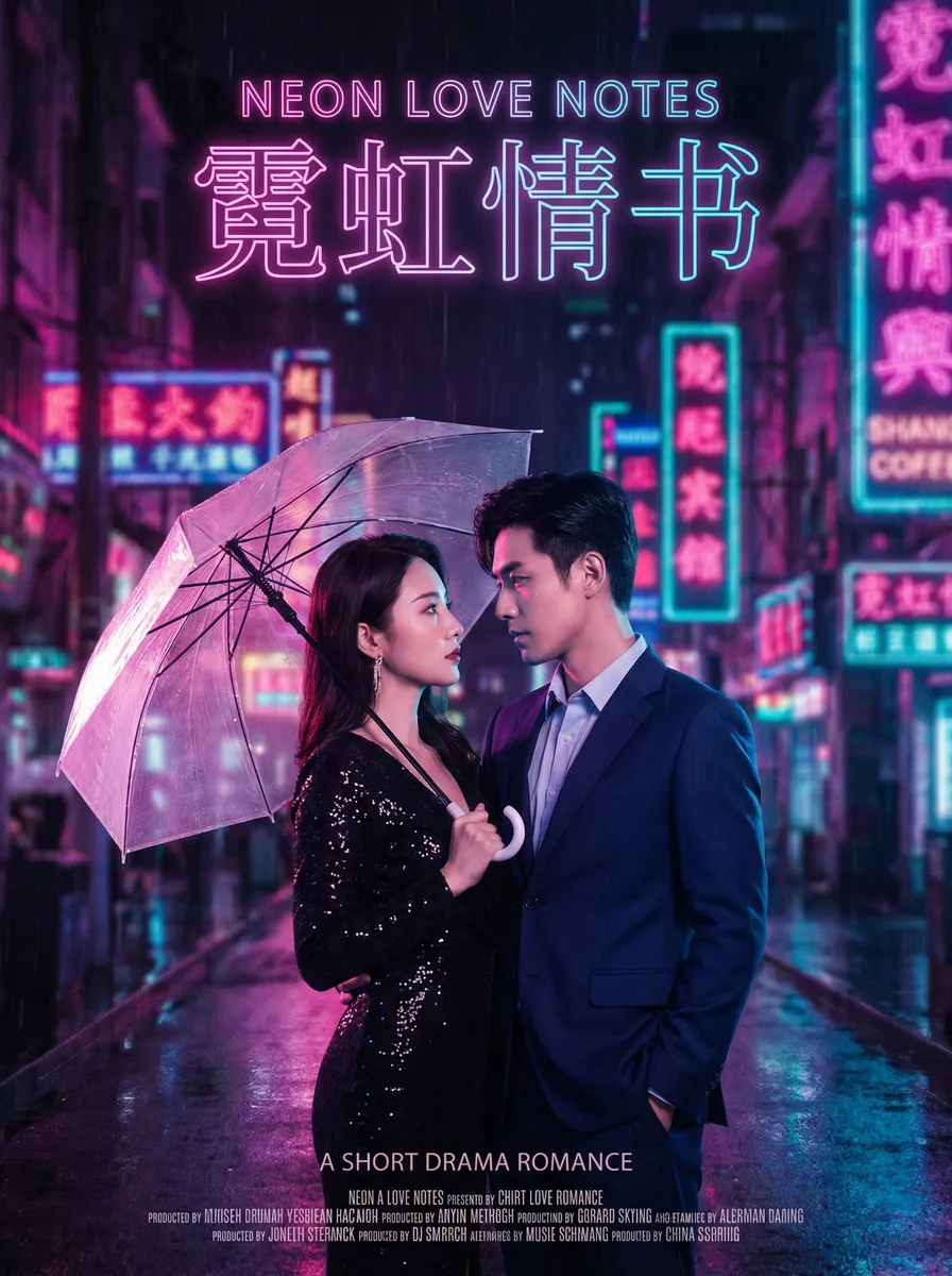 无法拥抱的你电视剧 热播都市爱情短剧 - 霓虹情书海报