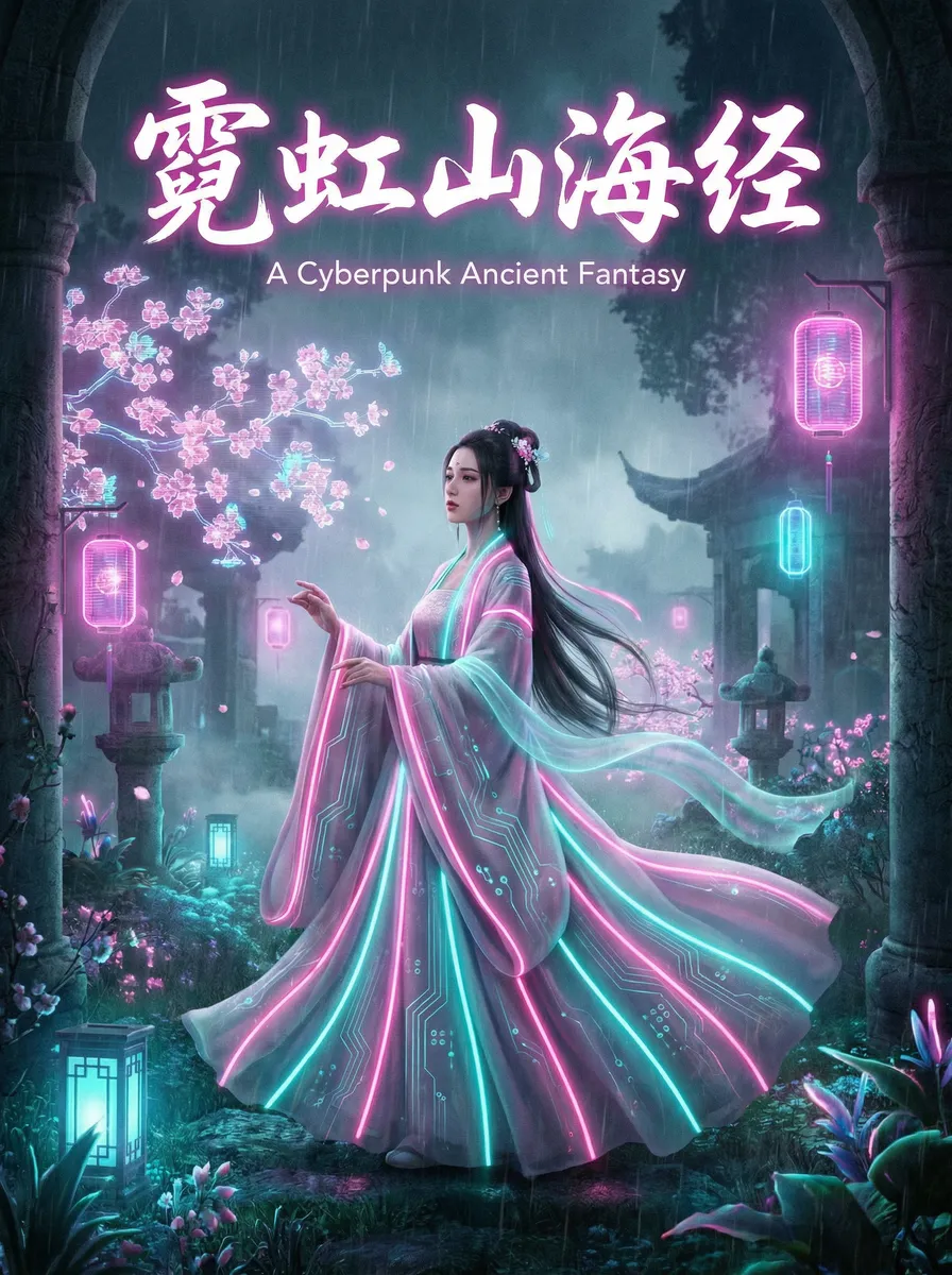 无法拥抱的你电视剧 古风奇缘短剧 - 霓虹山海经海报